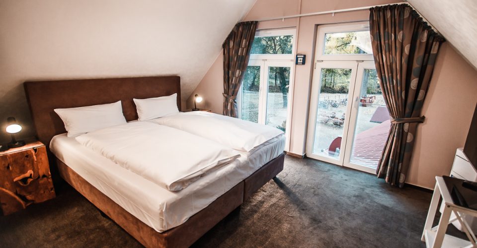 Das Zimmer Golfblick im Hotel Kahltalmühle