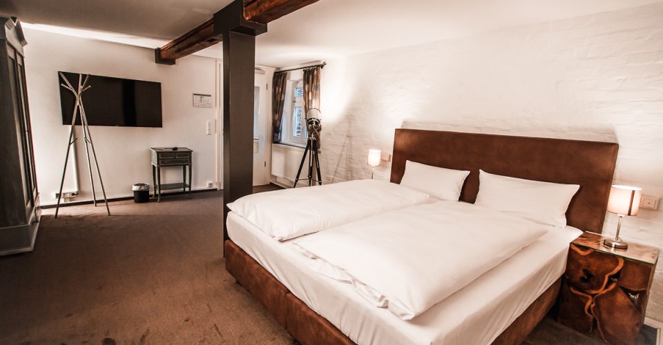 Das Zimmer Hahnenkammblick im Hotel Kahltalmühle