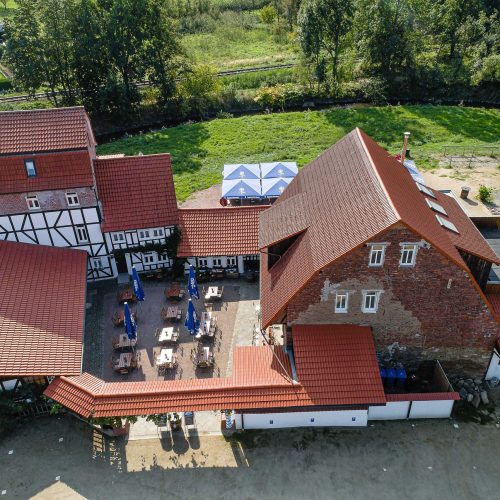 Das komplett sanierte Hotel Kahltalmühle